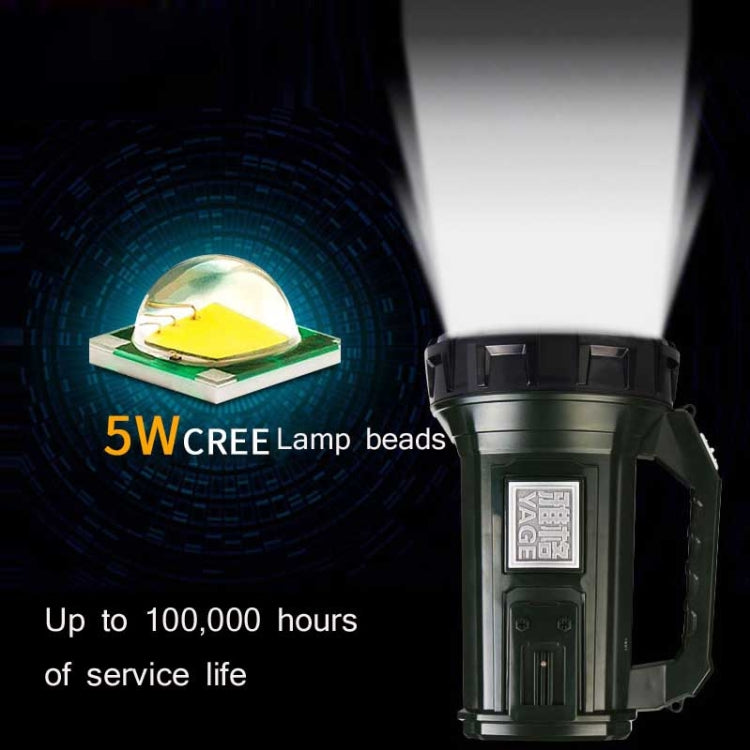 YAGE 5701 Linterna Exterior LED Alcance 500m Larga Distancia