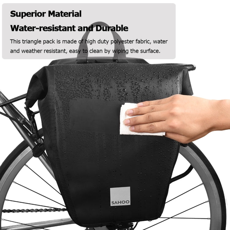 SAHOO 20L Bolsa Estante Bicicleta Alforja GanchoDoble