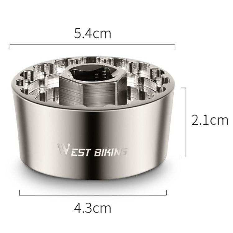 West Biking YP0719253 Herramienta 5 En 1 Bicicletas 44MM