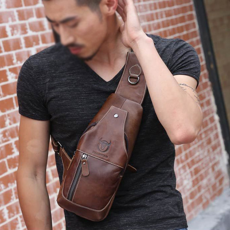 BULL CAPTAIN 019 Bolso Hombro Bandolera Cuero Vacuno Retro