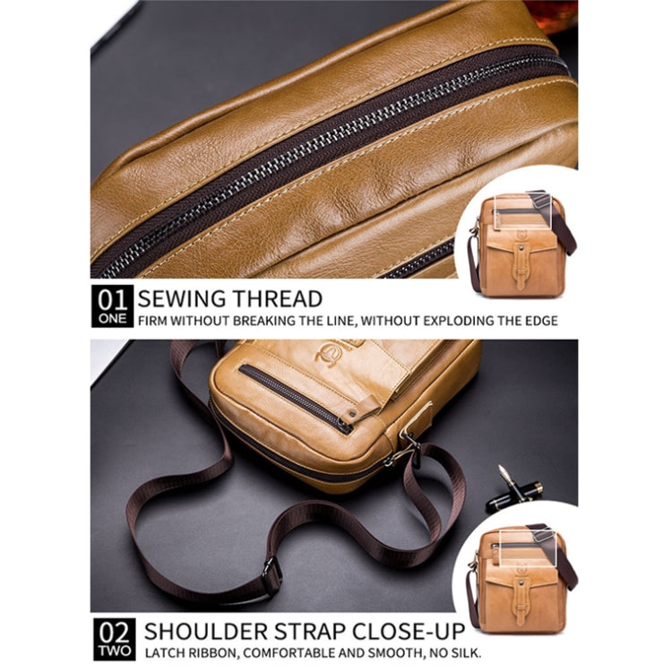 BUFF CAPTAIN 053 Bolso Bandolera De Cuero Gran Capacidad