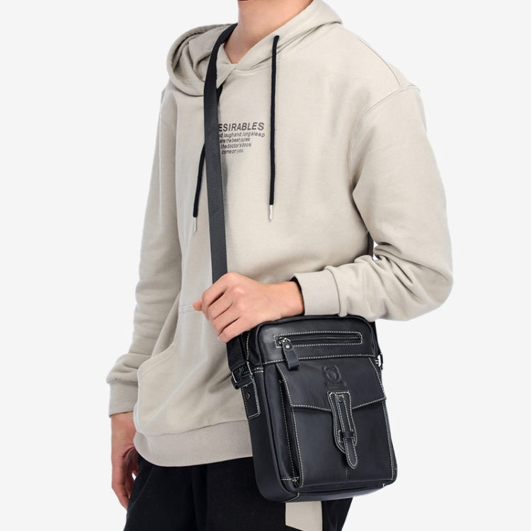 BUFF CAPTAIN 053 Bolso Bandolera De Cuero Gran Capacidad