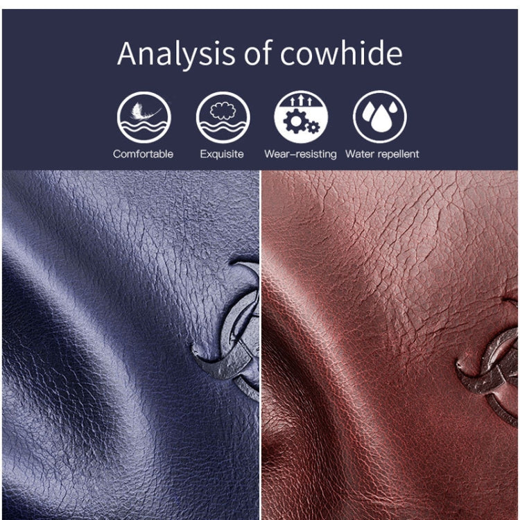 Buff CAPTAIN 9999 Bolso De Pecho De Cuero De Vaca Primera Capa Hombre
