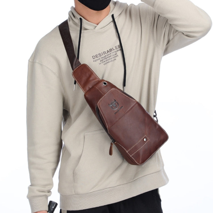 BUFF CAPTAIN 087 Bolso de Hombro Cuero Primera Capa