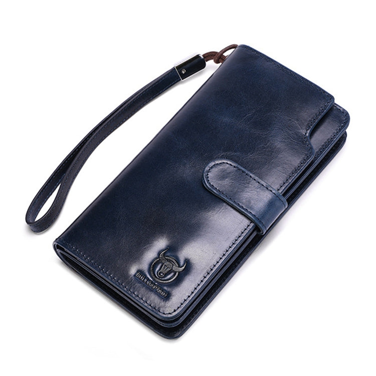 Bull Captain 028 Cartera Hombre Piel Vaca Hebilla Larga