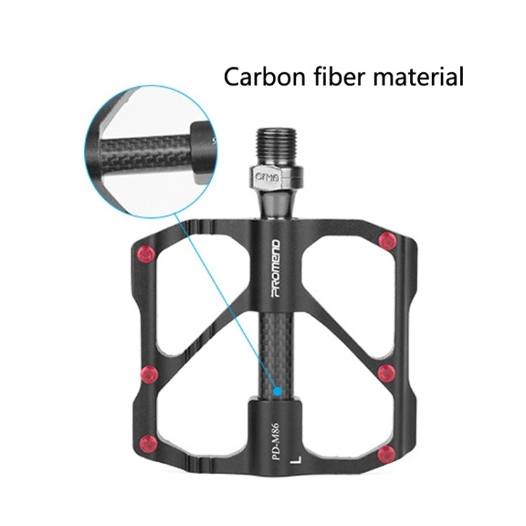 Promend 3 Palin Pedales de Bicicleta Ligera Carbono