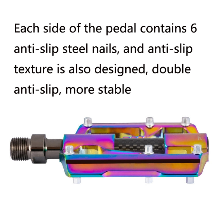 PROMEND Three Peilin Bearing Pedales CNC Aluminio Coloridos