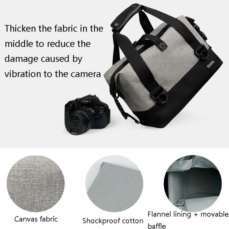 Baona BN-H014 Bolsa Cámara SLR Impermeable Divisiones