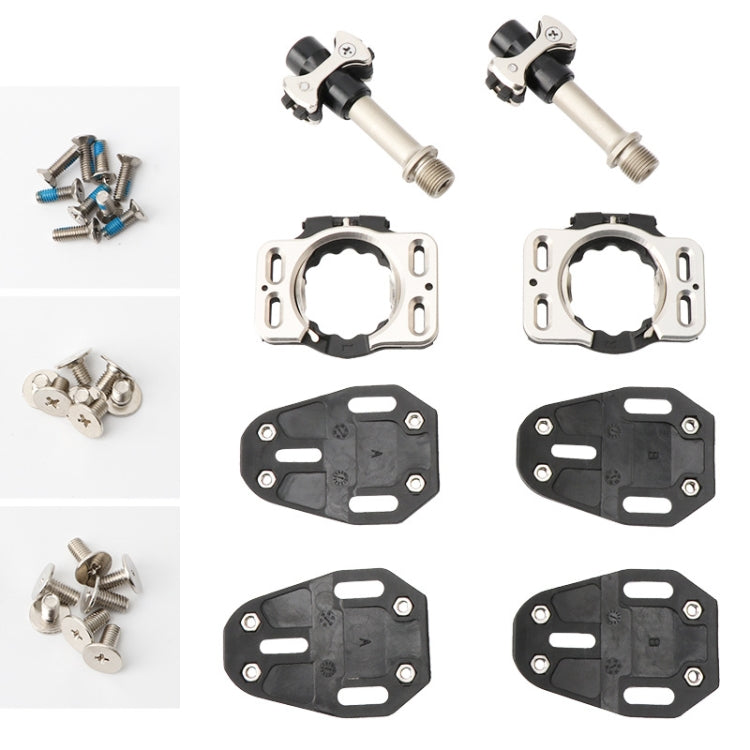 MEROCA Pedales Autoblocantes Road Lock Candado Bicicleta