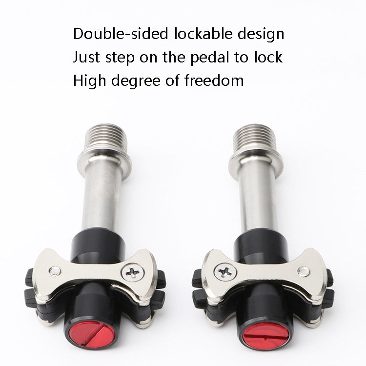 MEROCA Pedales Autoblocantes Road Lock Candado Bicicleta