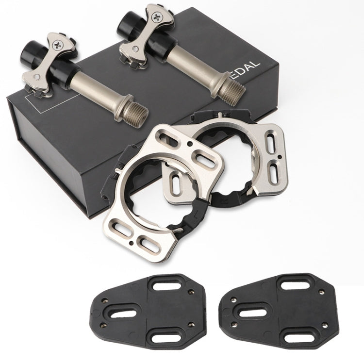 MEROCA Pedales Autoblocantes Road Lock Candado Bicicleta