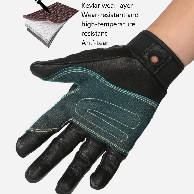 XINDA H-ST01 Guantes De Caída De Cuerda Cuero Suave