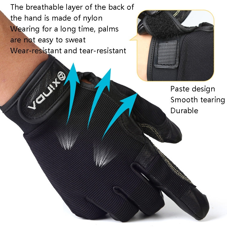 XINDA H-ST01 Guantes De Caída De Cuerda Cuero Suave