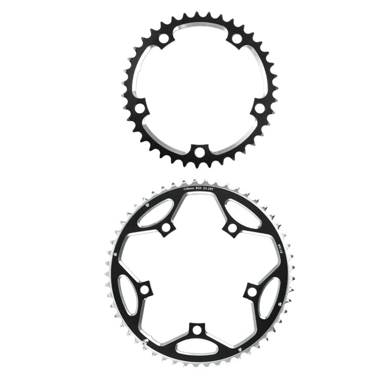 West Biking Engranaje Aluminio Carretera 53t-39t 2 Piezas