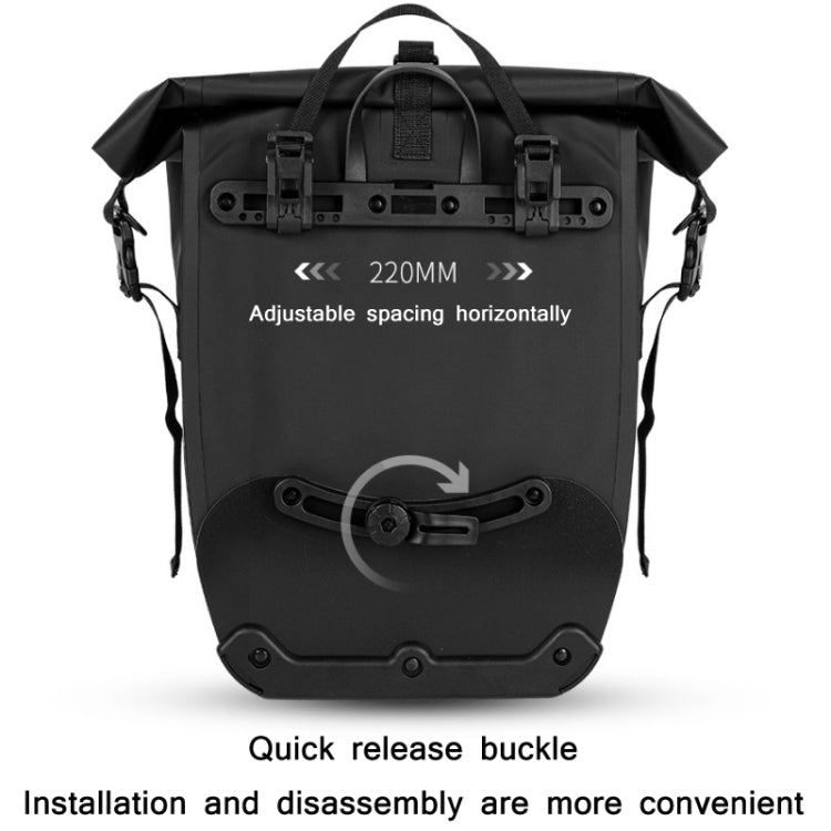 West Biking 25L Bolsa Impermeable para Bicicleta Montaña