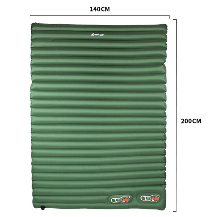 CHANODUG 4028 Colchón Inflable de TPU Doble para Acampar Inflado Fácil