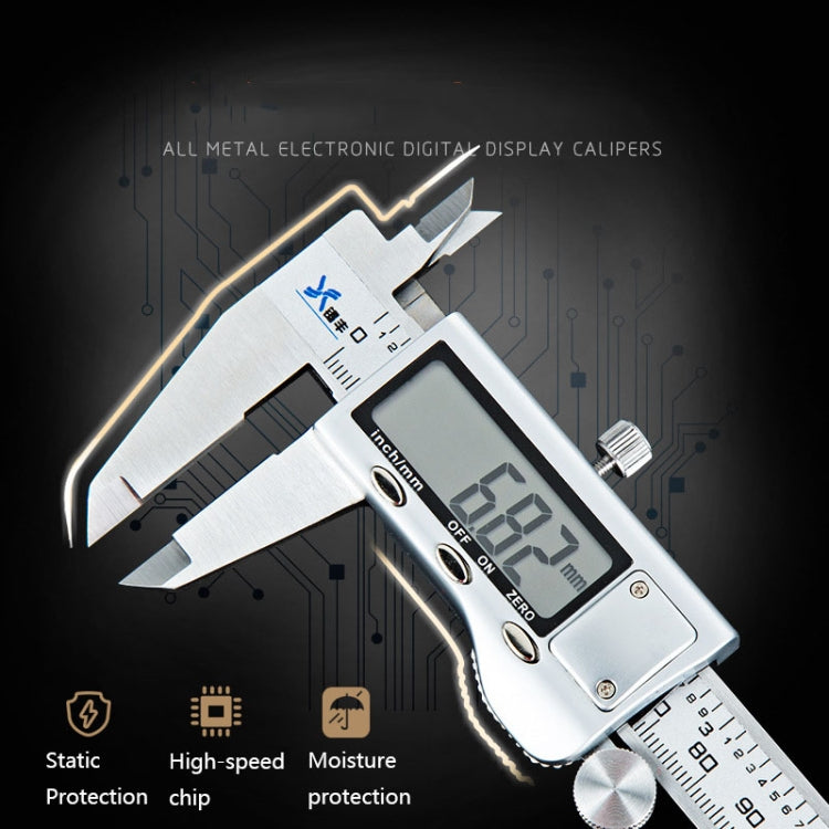 XIFENG Calibrador Digital Vernier Acero Inoxidable 0.01mm