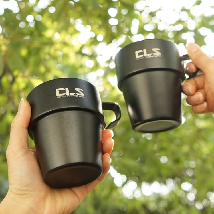 CLS 4 En 1 Taza Camping Acero 304 Doble Aislamiento