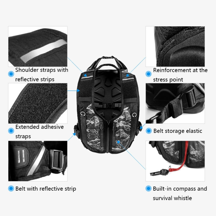 AFISHTOUR FM2025 25L Mochila Impermeable Para Viajes