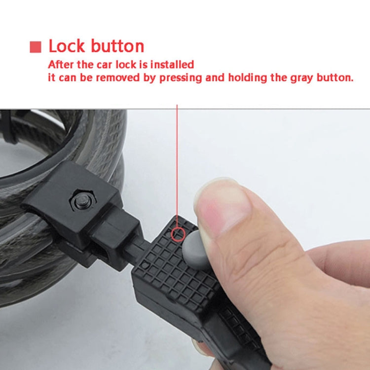 ULAC AL3P Candado De Cable De Alarma110dB Para Bicicleta