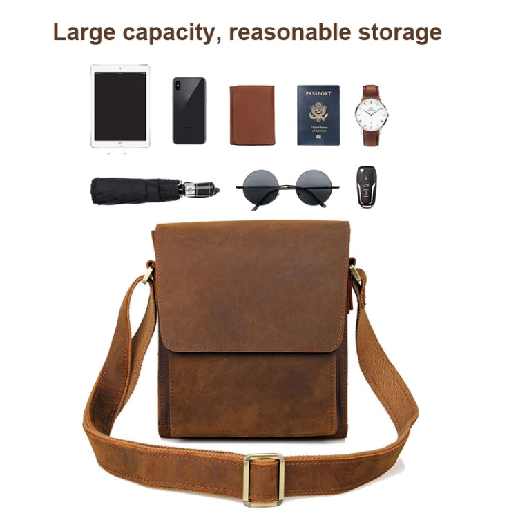 CueroVintage VintageCrazyHorse Bolso Gran Capacidad