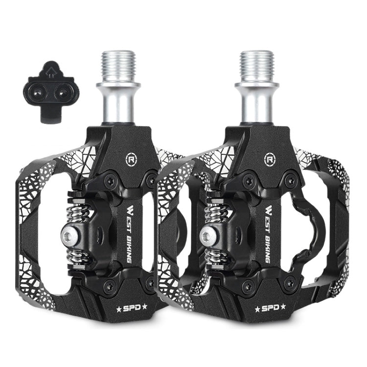 West Biking YP0802086 Pedales Aluminio Montaña Bloqueo Doble