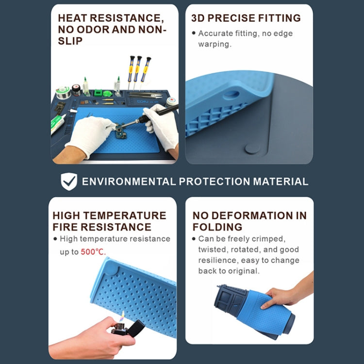 BAKU BA-695 Estera Reparación Silicona TPR Resistente 500C Para Reparos