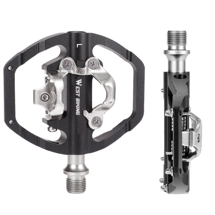 WEST BIKING Pedales MTB Autoblocantes Doble Propósito