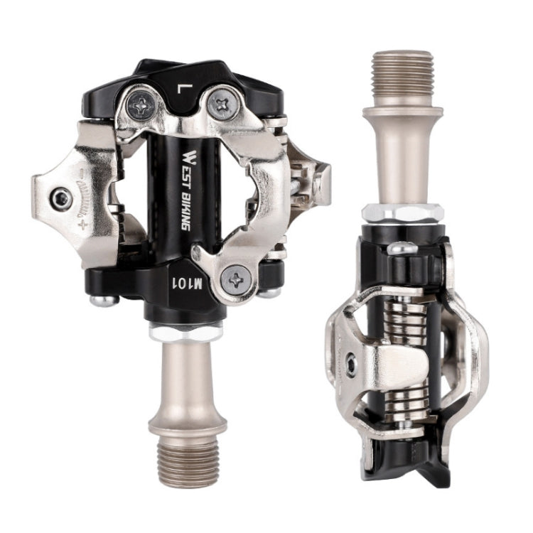 WEST BIKING Pedales Montaña Autobloqueantes Dual Modo Compatibles con MTB