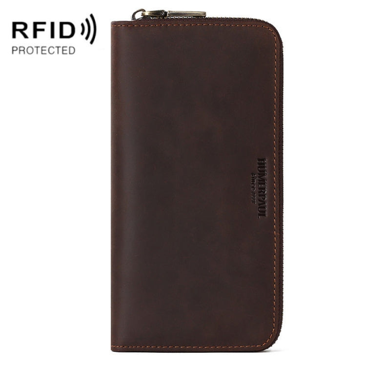 HUMERPAUL BP816 Cartera Larga RFID Para Hombre Negocios