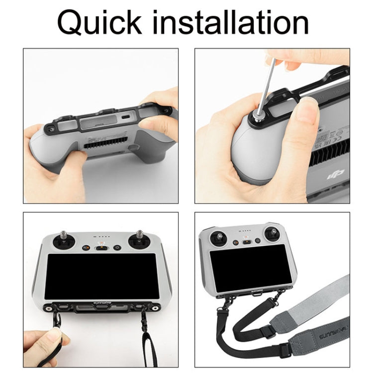 Sunnylife MM3-GS389 DJI Mini 3 Pro RC Con Pantalla Y Cordón De Cuero