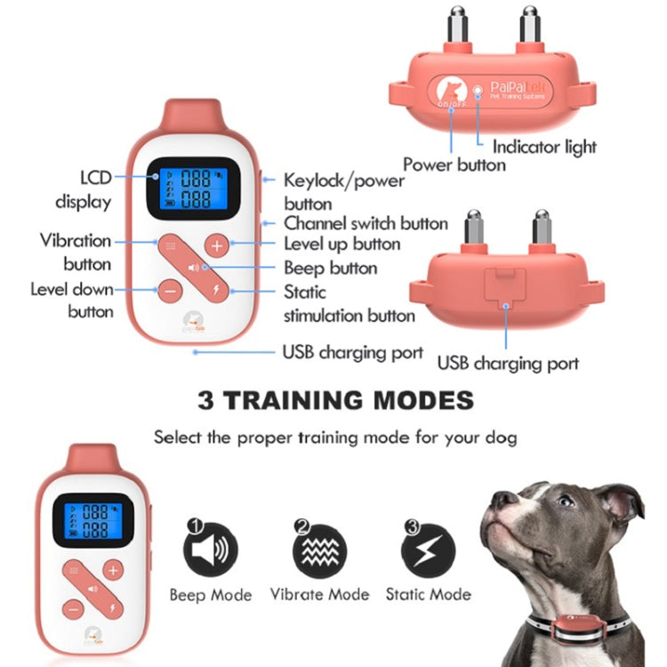 PaiPaitek PD523 Entrenador de Perros a Distancia 1000m