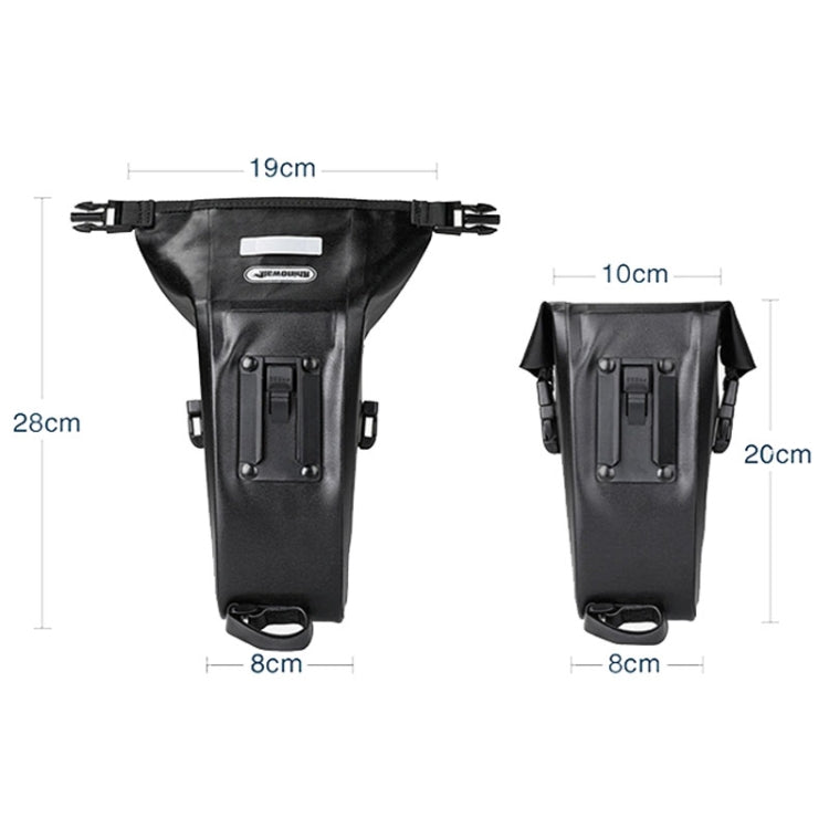 Rhinowalk X20516 Bolsa Impermeable 1.2L Instalación Rápida