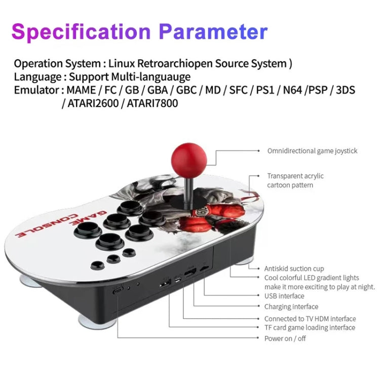 MANTE1 MT6 TV Consola Juego Joystick Multijugador 4K