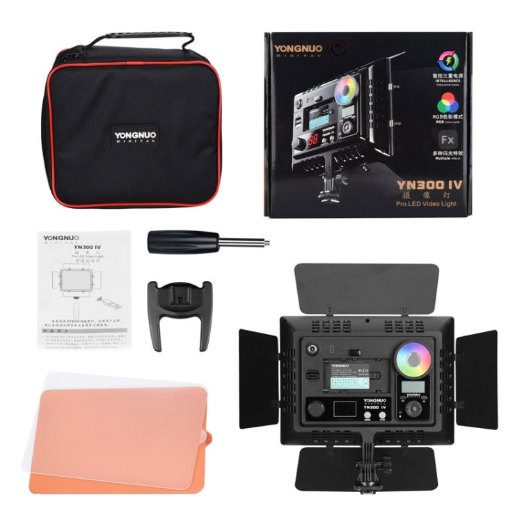 YONGNUO YN300IV Lámpara Fotografía RGB Luz De Relleno
