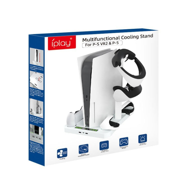 Ipaly VR2 Mango Base Enfriamiento PS5 Doble Ventilador