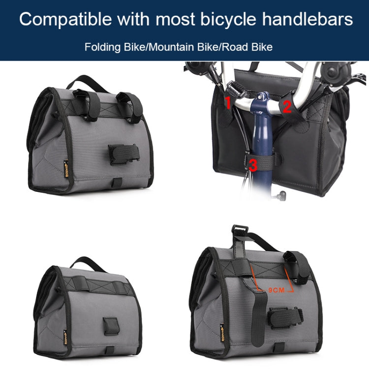 Rhinowalk RK9106 Bolsa De Manillar Ciclismo Plegable