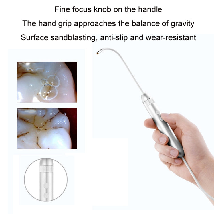 Supereyes Y001 Endoscopio Oral Nasal 4mm Iluminación LED para Consulta