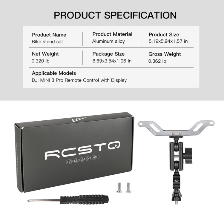 RCSTQ Soporte Para Ciclismo DJI Mini 3 Pro Pantalla Remota