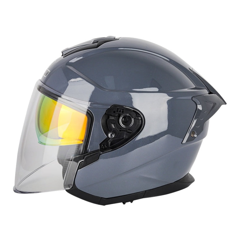 SOMAN Casco de Equitación Motocicleta Doble Lente HD Ajustable