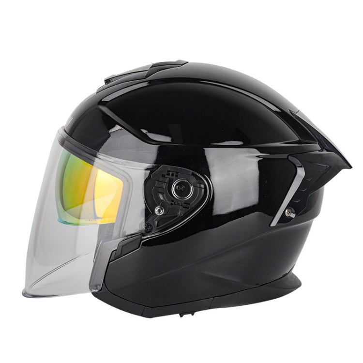 SOMAN Casco de Equitación Motocicleta Doble Lente HD Ajustable