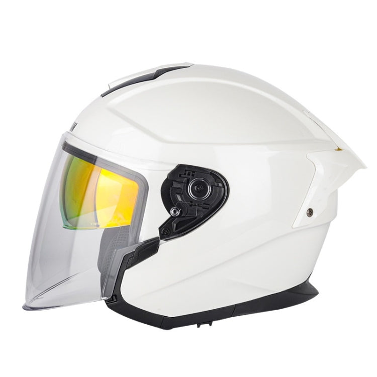 SOMAN Casco de Equitación Motocicleta Doble Lente HD Ajustable