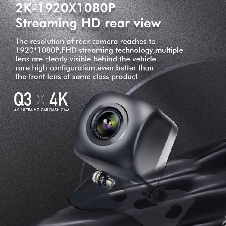 Anytek Q3 Grabadora De Conducción 4K Frontal Alta Calidad De Grabación