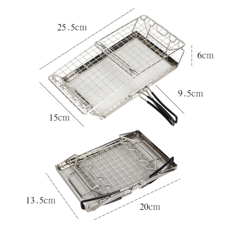 COOLCAMP Estante Pan Acero Inoxidable Plegable Para Camping