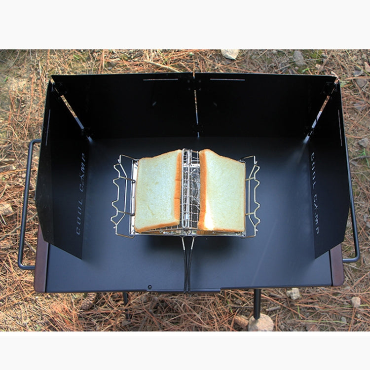 COOLCAMP Estante Pan Acero Inoxidable Plegable Para Camping