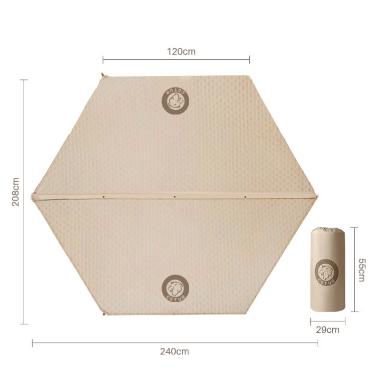 CSTUR D2250 Estera Inflable para Acampar Auto Inflable