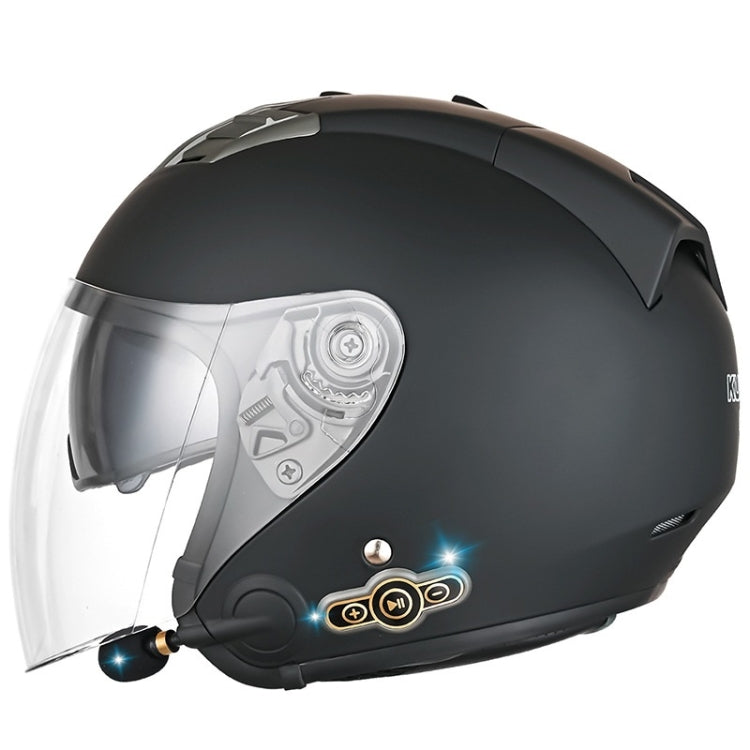 KUQIBAO Casco Motocicleta Bluetooth Doble Lente Confort