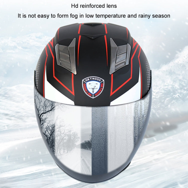 KUQIBAO Casco Motocicleta Bluetooth Doble Lente Confort