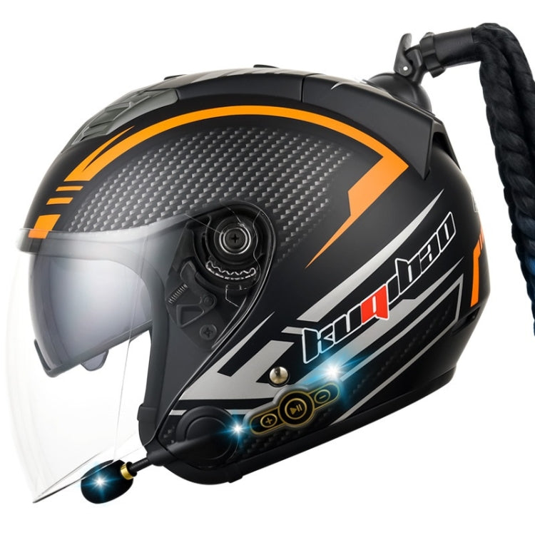 KUQIBAO Auricular Bluetooth Casco Motocicleta Antifog