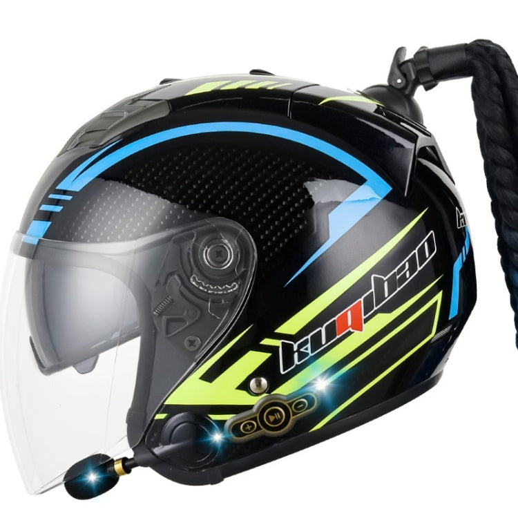 KUQIBAO Auricular Bluetooth Casco Motocicleta Antifog